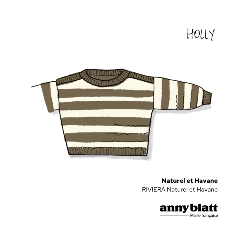 Pull Holly à tricoter.