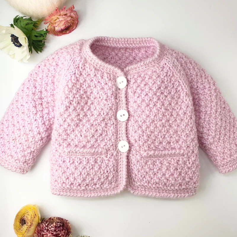 Veste bébé Sequoia à tricoter