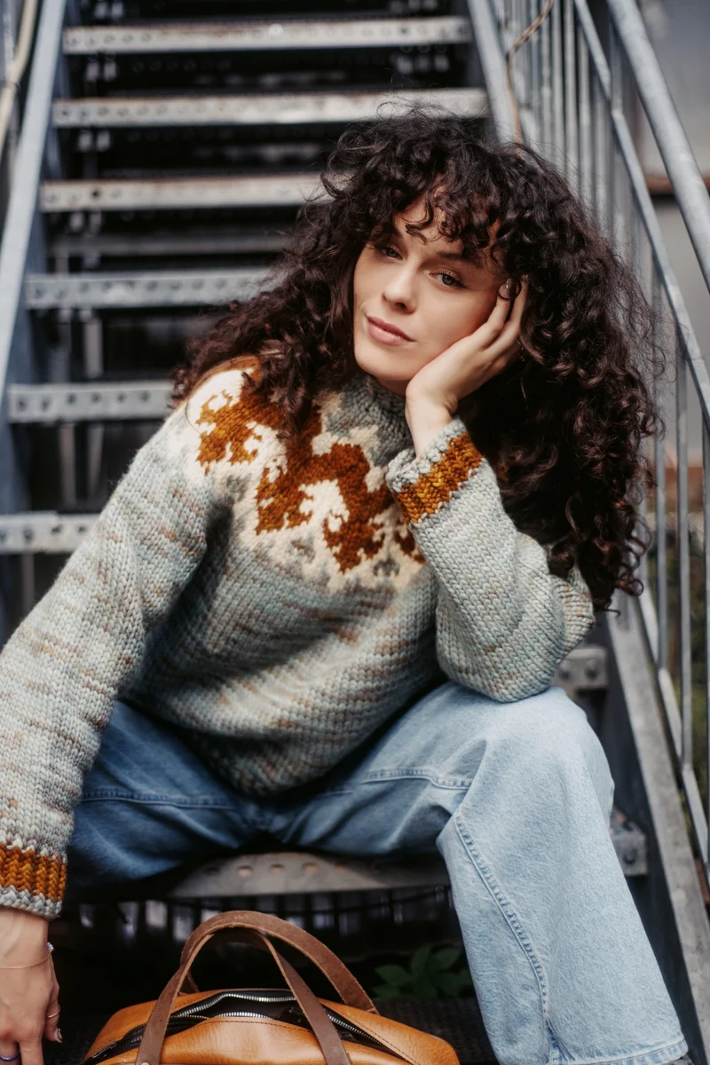 Acanthus Yoke Pullover | Knitting Pattern and Optional Kits