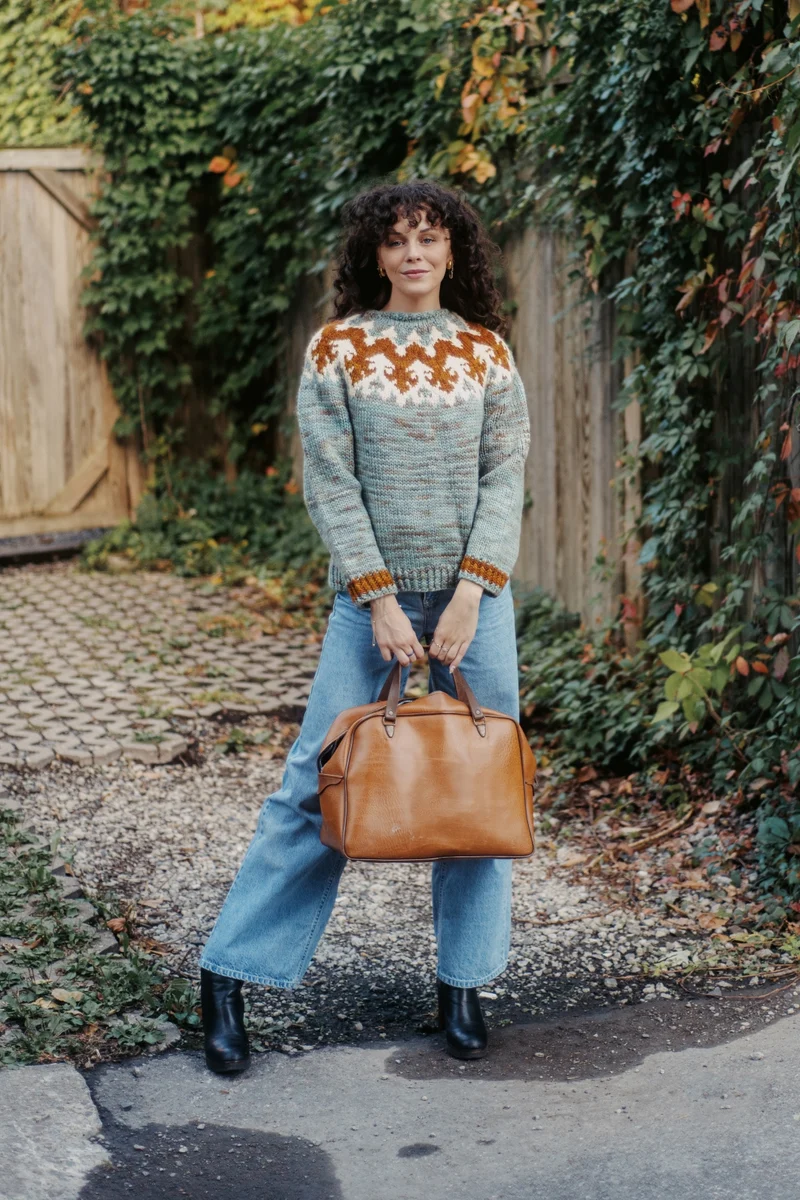Acanthus Yoke Pullover | Knitting Pattern and Optional Kits