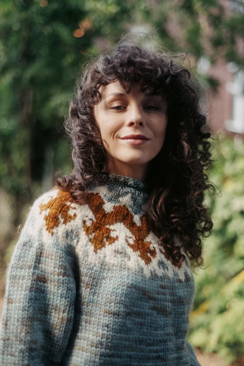 Acanthus Yoke Pullover | Knitting Pattern and Optional Kits