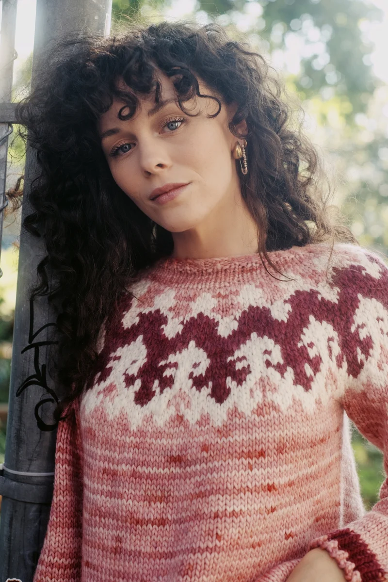 Acanthus Yoke Pullover | Knitting Pattern and Optional Kits