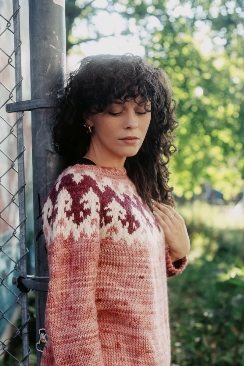 Acanthus Yoke Pullover | Knitting Pattern and Optional Kits