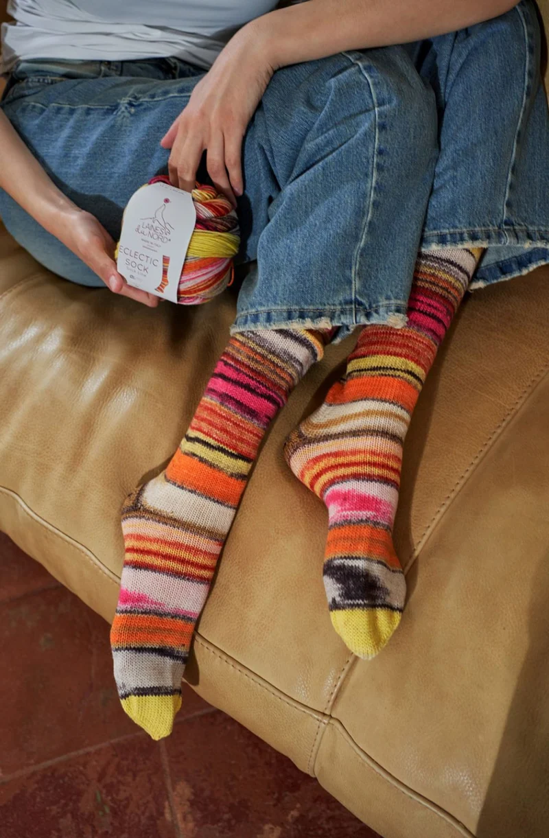 eclectic sock - Laine du Nord 🐦