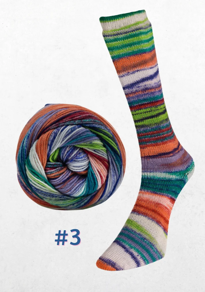 eclectic sock - Laine du Nord 🐦