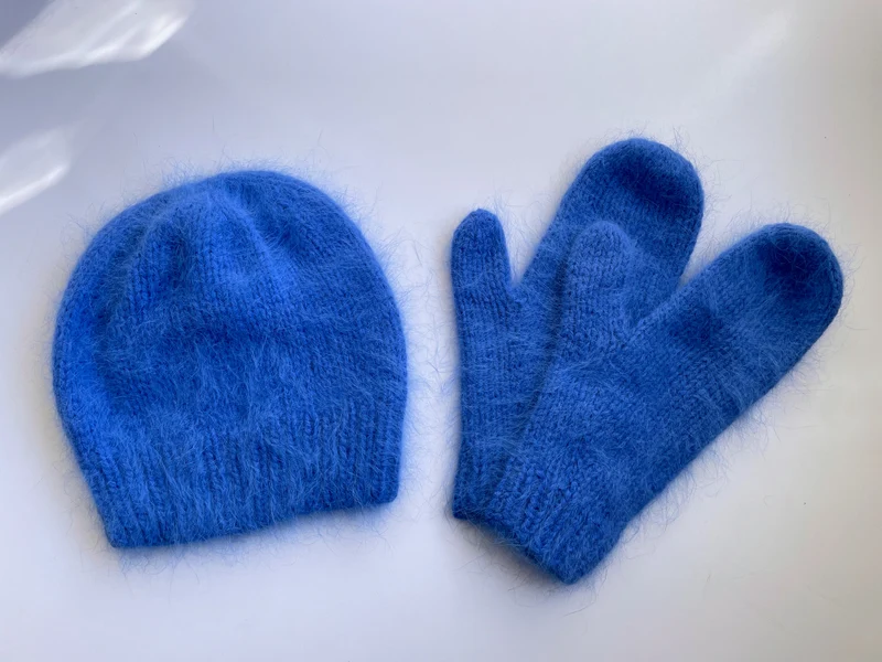 Moufles et bonnet Tignes à tricoter.
