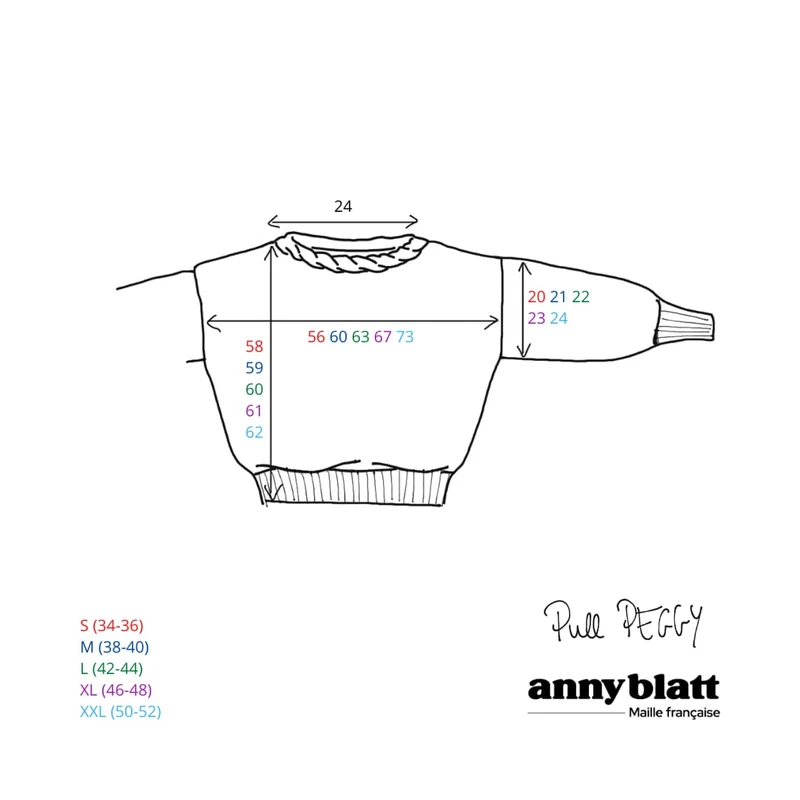 Pull Peggy à tricoter