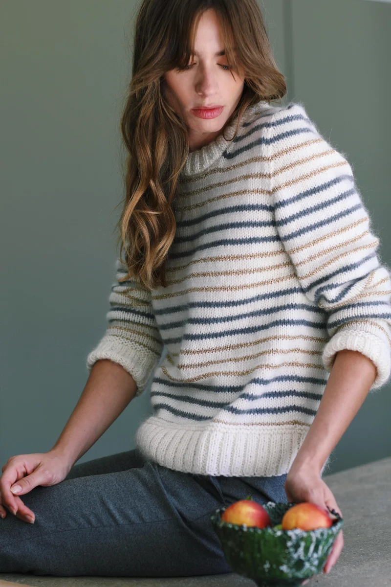 Pull Marie à tricoter.