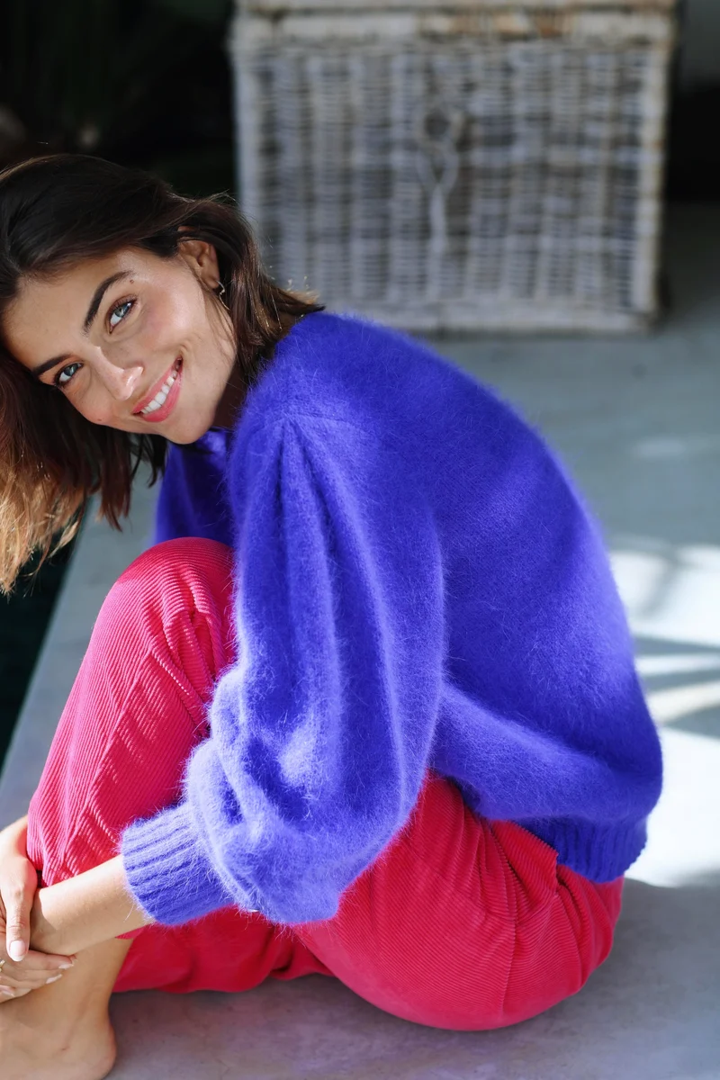 Pull Alix Angora Glycine.