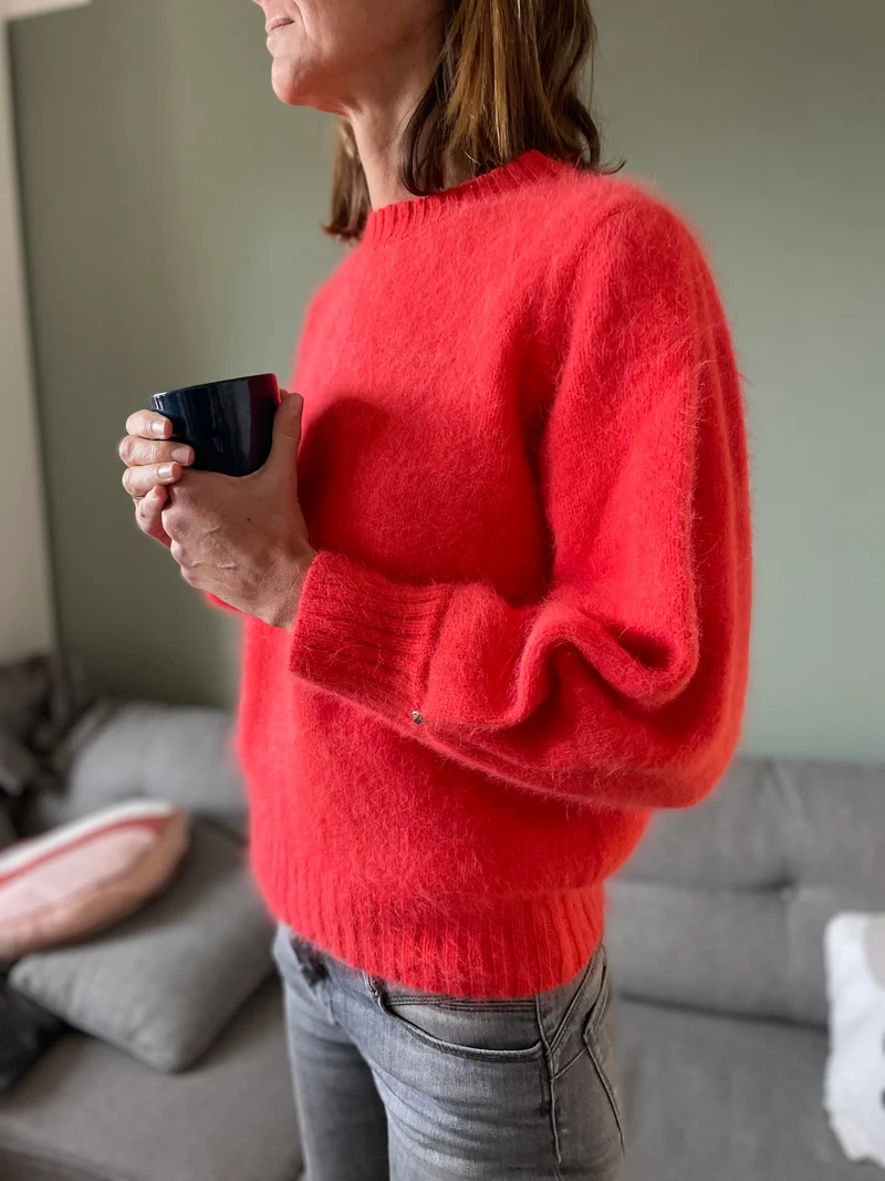 Pull Alix Angora Capucine.