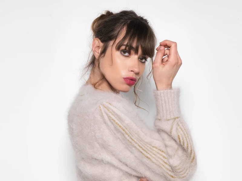 Pull Alix Angora et or - 8 coloris.