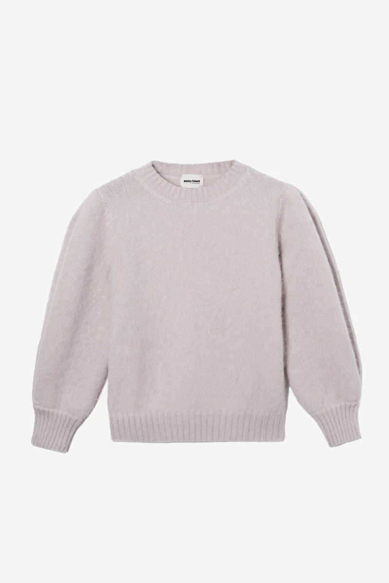 Pull Alix Angora Beige et doré.