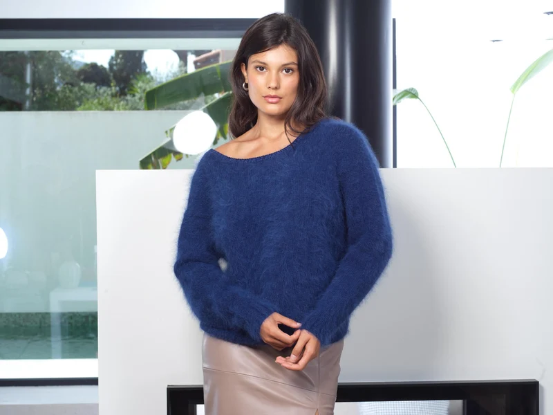 Pull Jeanne à tricoter.