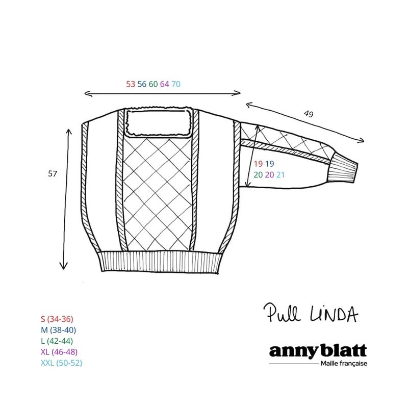 Pull Linda à tricoter