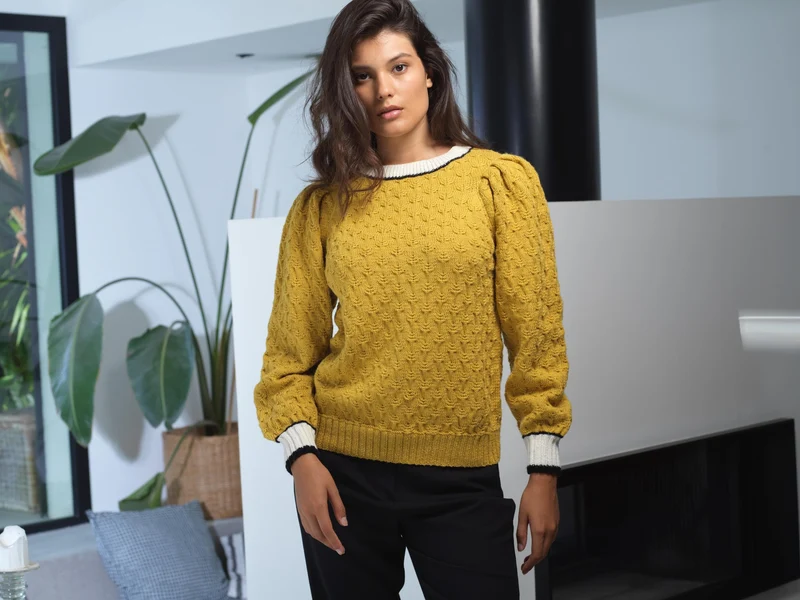 Pull Carla à tricoter.
