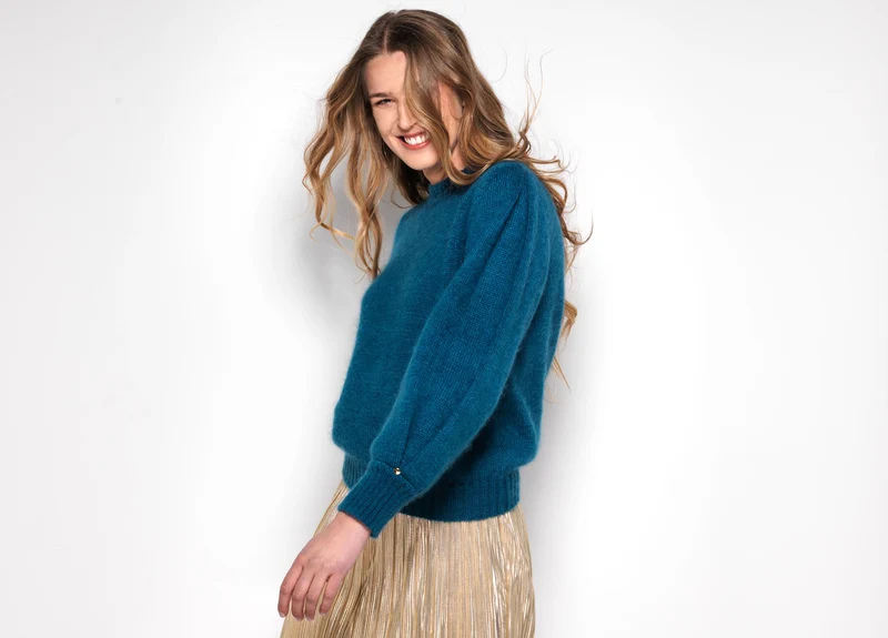 Pull Alix Mohair et soie Pacifique.