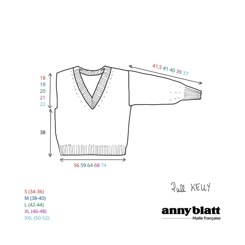 Pull Kelly à tricoter