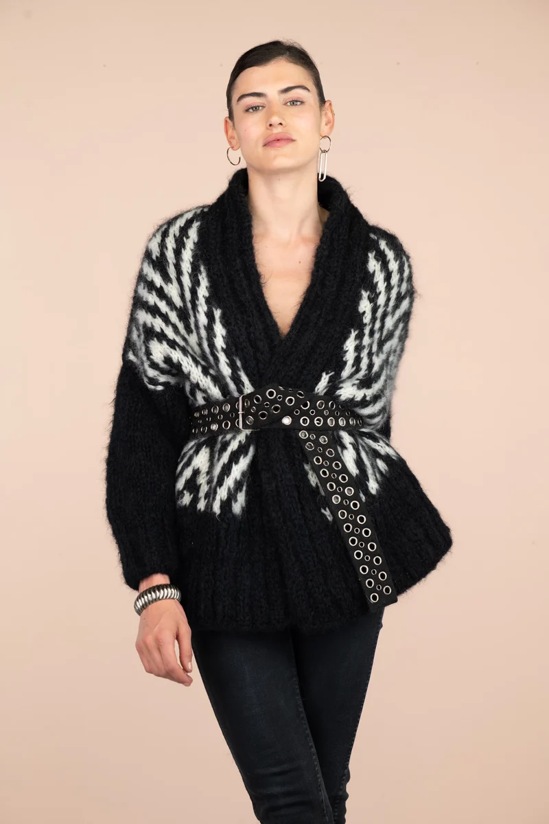 Manteau Zita à tricoter.
