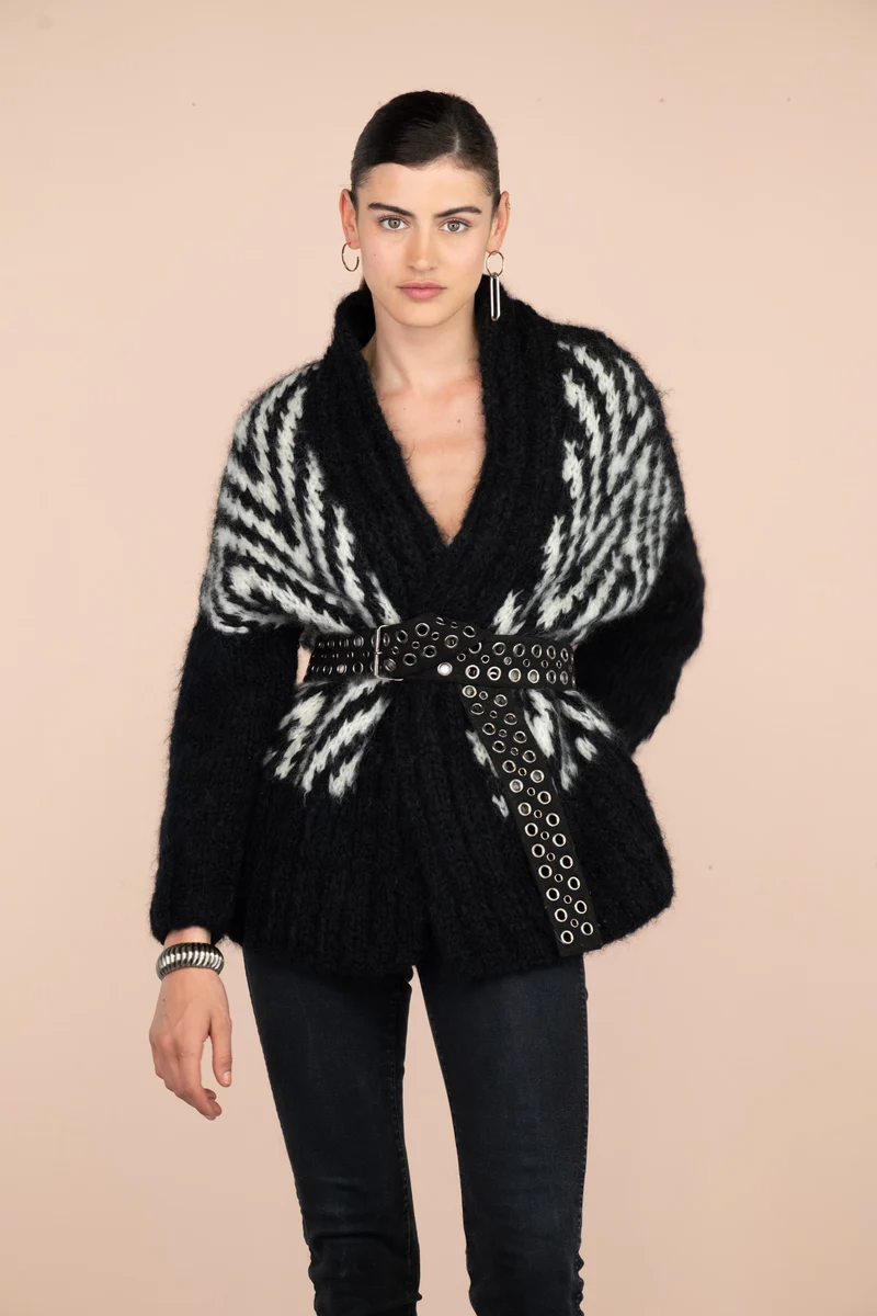 Manteau Zita à tricoter.