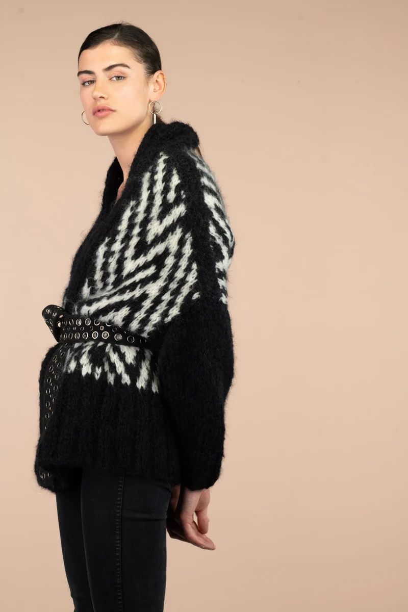 Manteau Zita à tricoter.