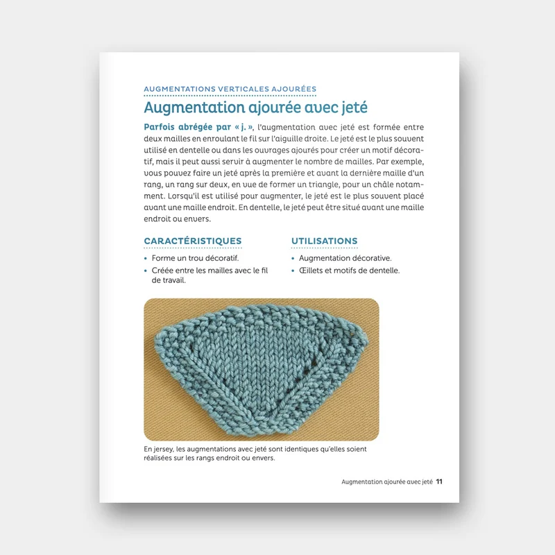 Augmentations et Diminutions au Tricot - Judith Durant
