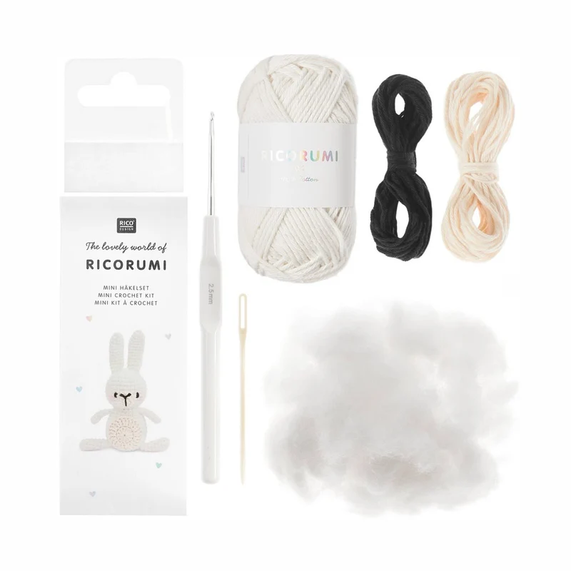 Mini Kit de Crochet Ricorumi Animaux - Rico Design