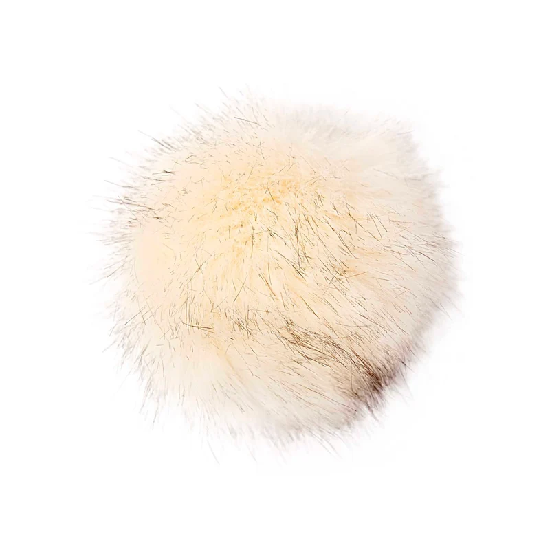 Pompon Fausse Fourrure 10 cm - Rico Design