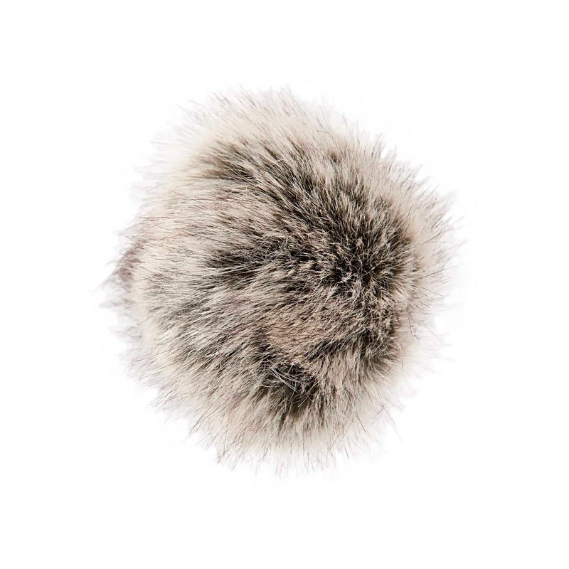 Pompon Fausse Fourrure 10 cm - Rico Design