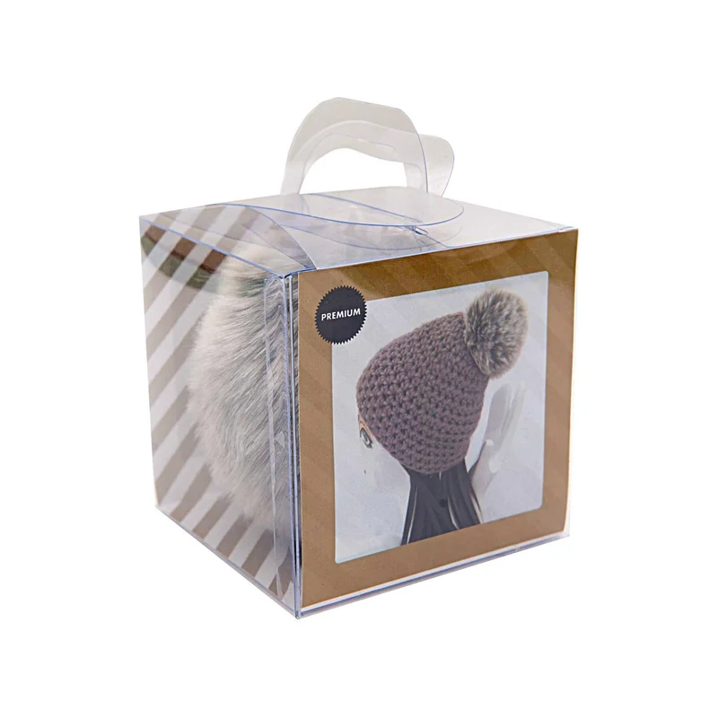Pompon Fausse Fourrure 10 cm - Rico Design