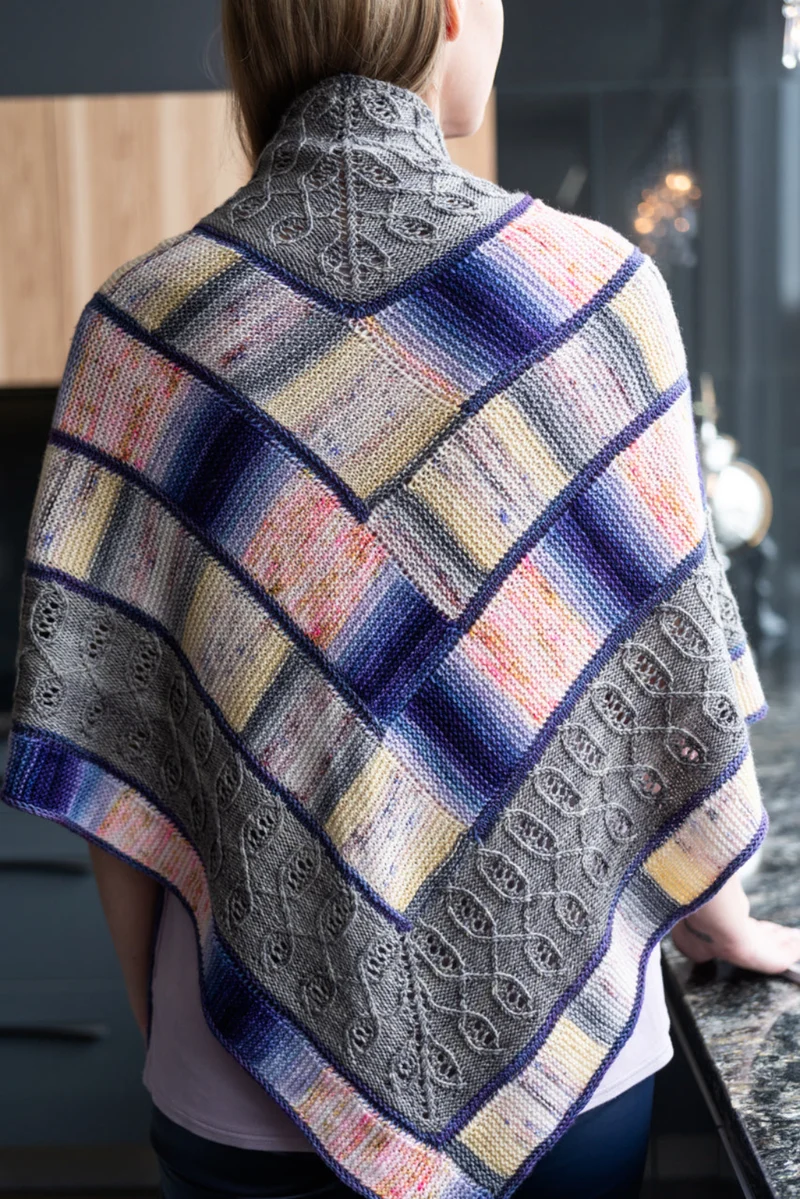 Cabin On Fire Shawl | Knitting Pattern and Optional Kit