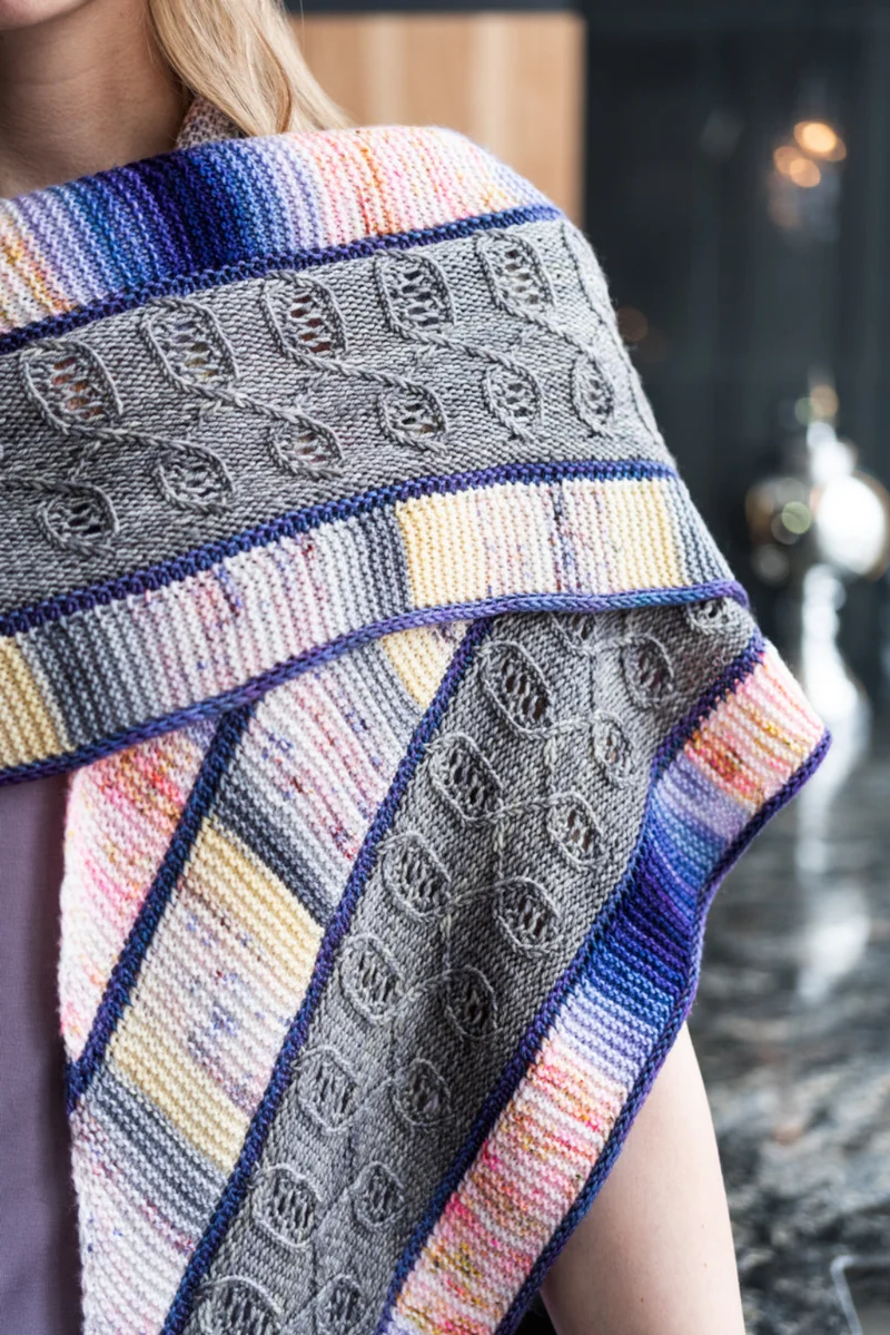 Cabin On Fire Shawl | Knitting Pattern and Optional Kit