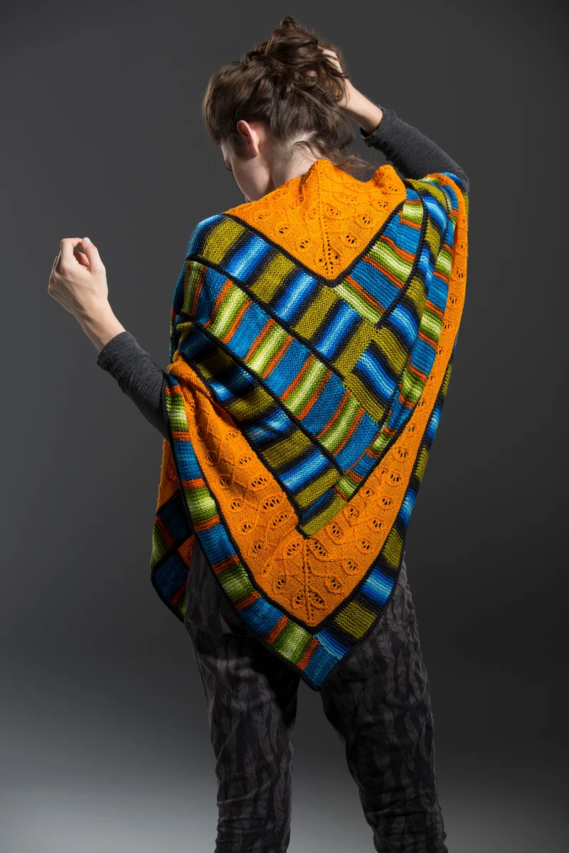 Cabin On Fire Shawl | Knitting Pattern and Optional Kit