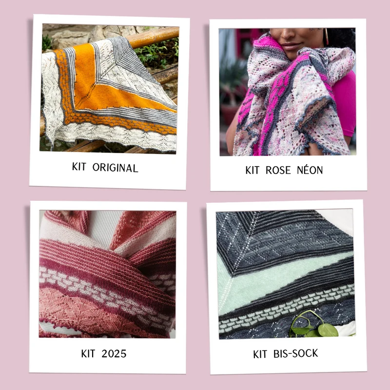 Bain de Soleil Shawl | Knitting Pattern and Optional Kits