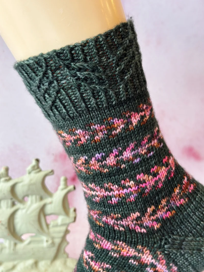 Seascape Socks | Free Knitting Pattern and Optional Kits