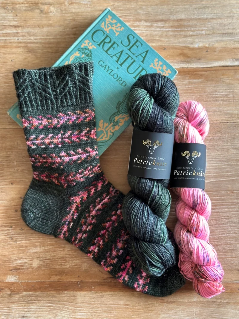 Seascape Socks | Free Knitting Pattern and Optional Kits