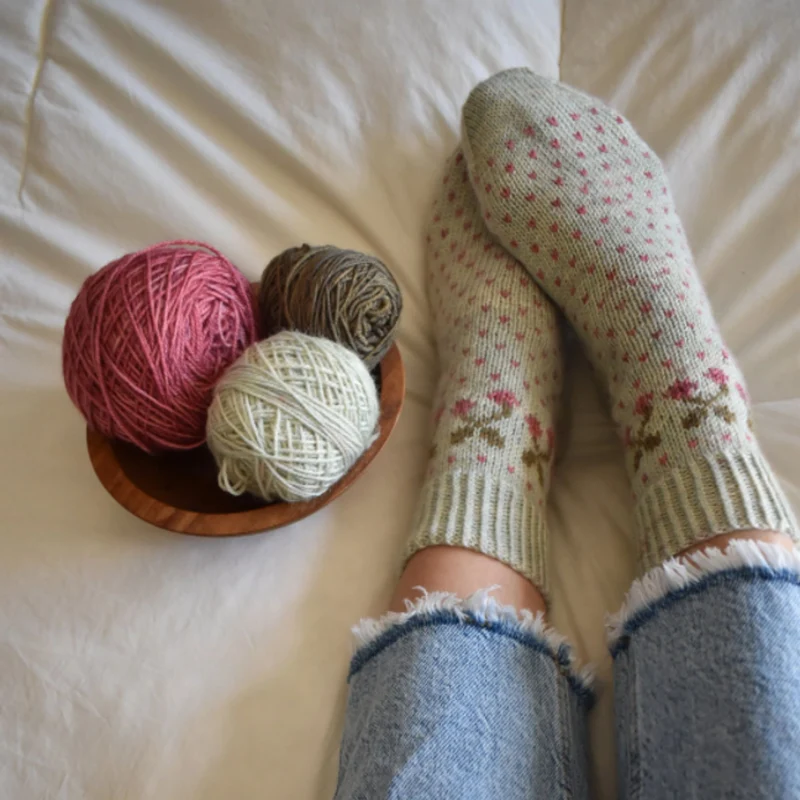 Botanique by Marie-Christine Levesque - sock patterns book