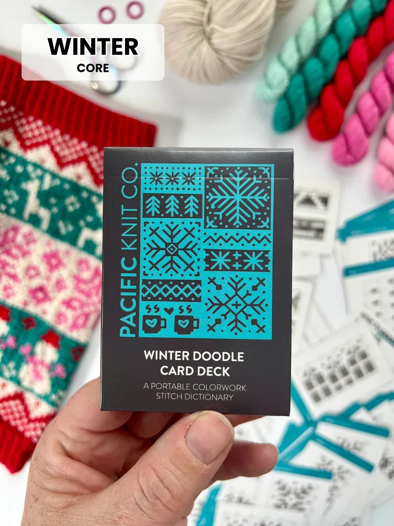 Doodle Card Deck for Knitters by Pacific Knit Co