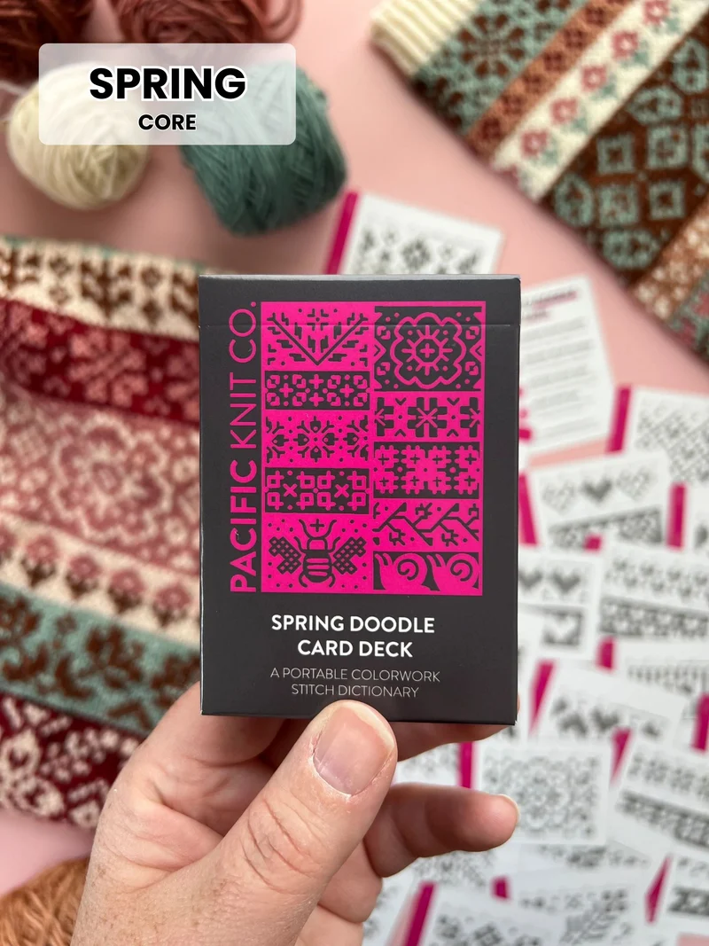 Doodle Card Deck for Knitters by Pacific Knit Co