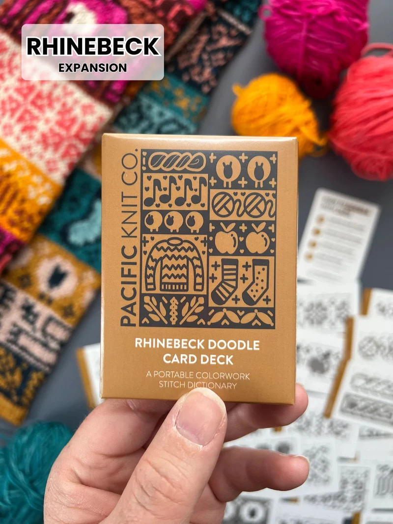 Doodle Card Deck for Knitters by Pacific Knit Co