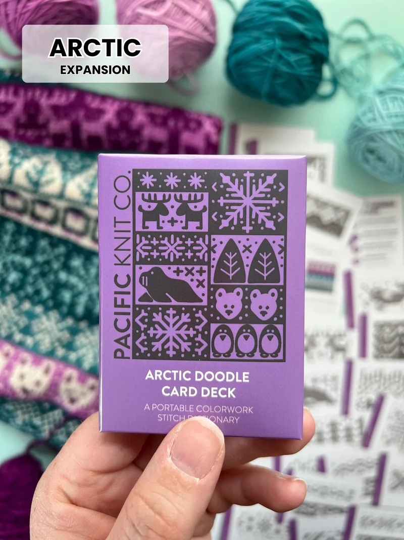 Doodle Card Deck for Knitters by Pacific Knit Co
