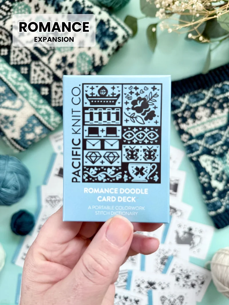 Doodle Card Deck for Knitters by Pacific Knit Co