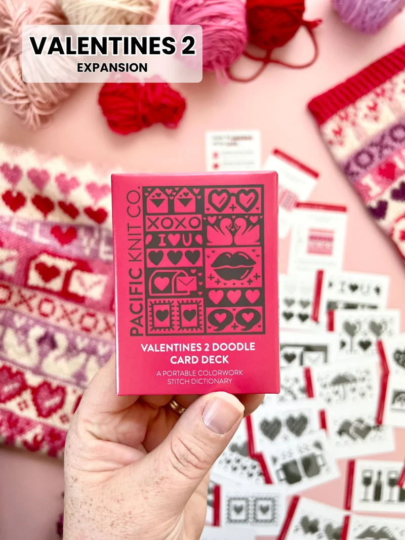 Doodle Card Deck for Knitters by Pacific Knit Co