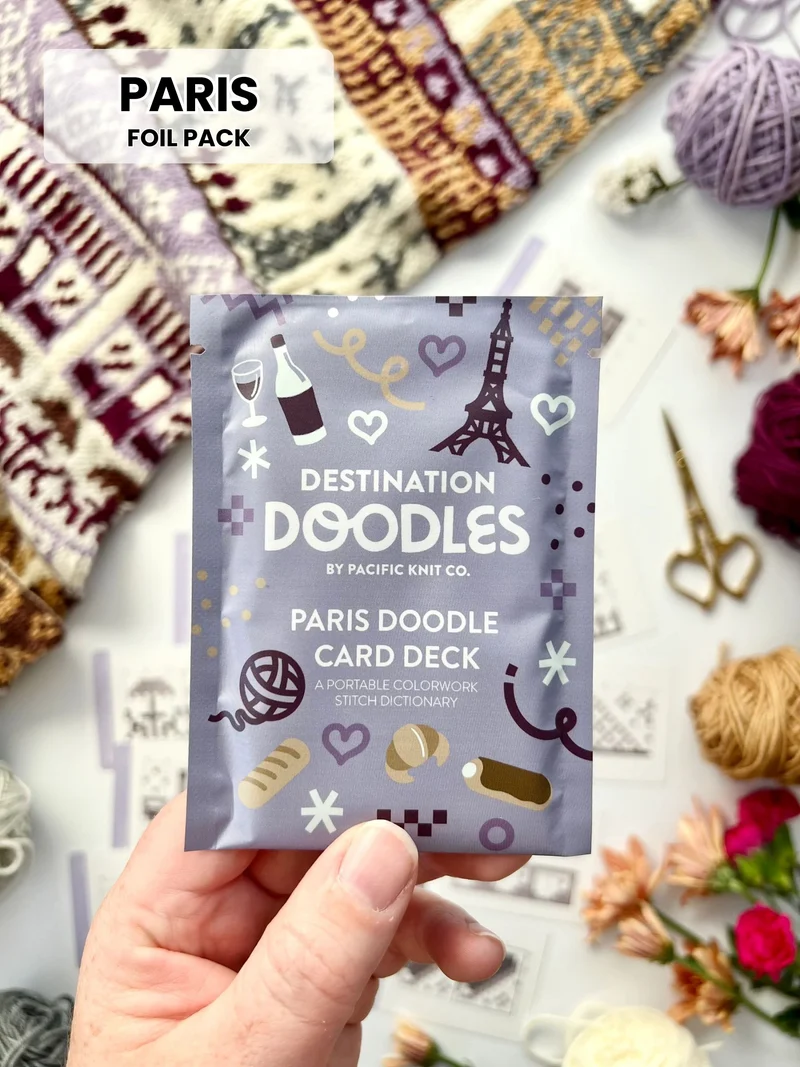 Doodle Card Deck for Knitters by Pacific Knit Co