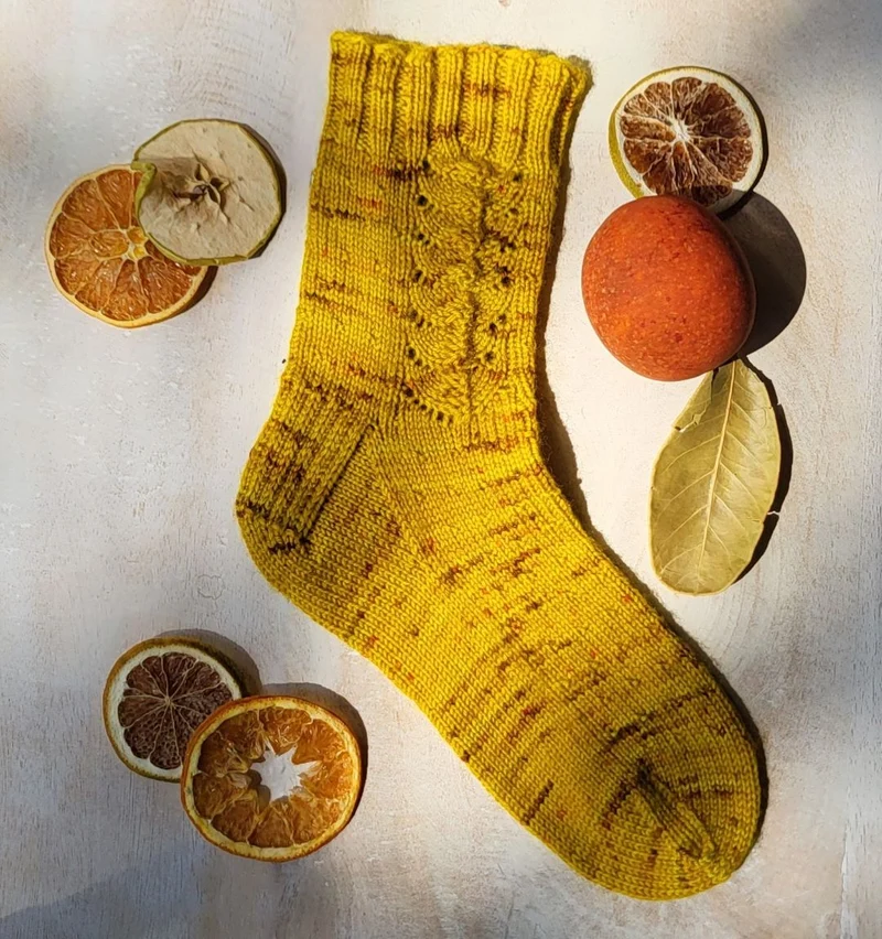 Sun Rise and Shine Socks | Knitting Pattern and Optional Kit