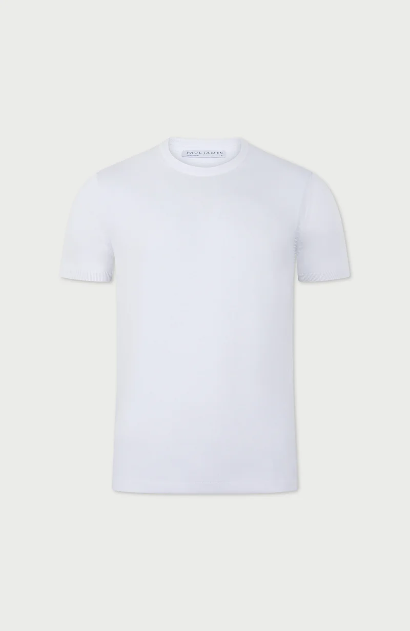Mens Lightweight Cotton Knitted T-Shirt
