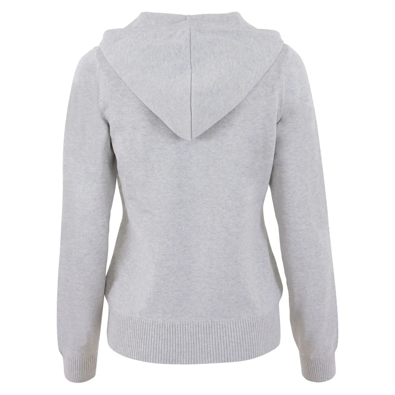 Womens Lightweight Cotton Zip Through Hoodie