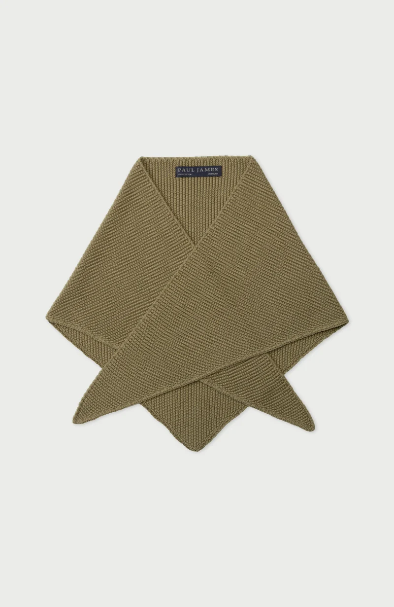 Cotton Textured Triangle Scarf