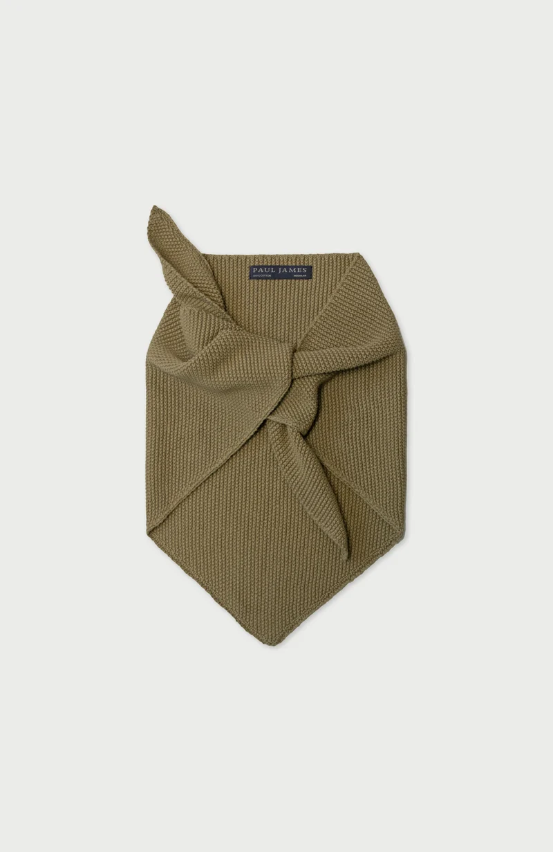Cotton Textured Triangle Scarf