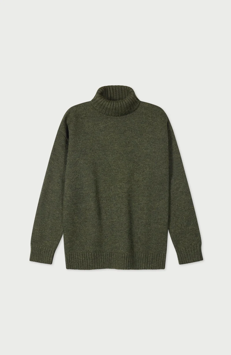 The Fitted Submariner - Roll Neck Merino Wool Jumper
