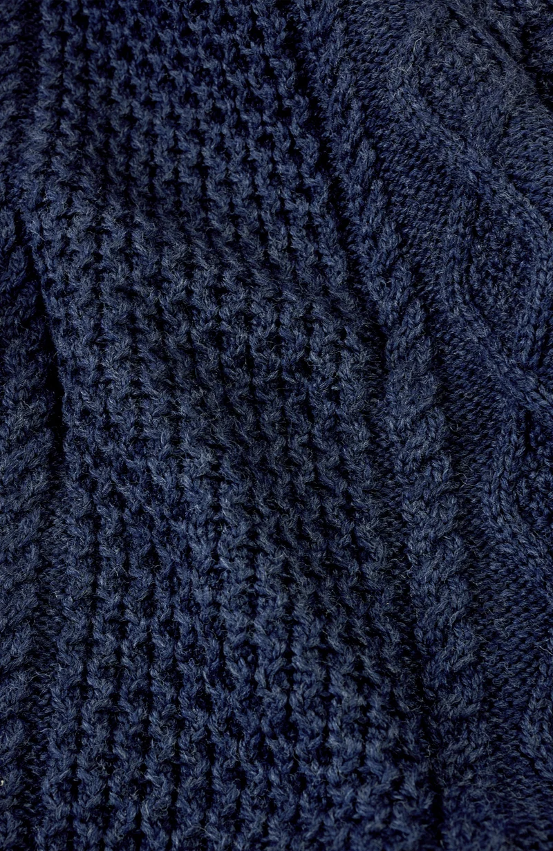 Mens Chunky Merino Wool Shooting Jumper